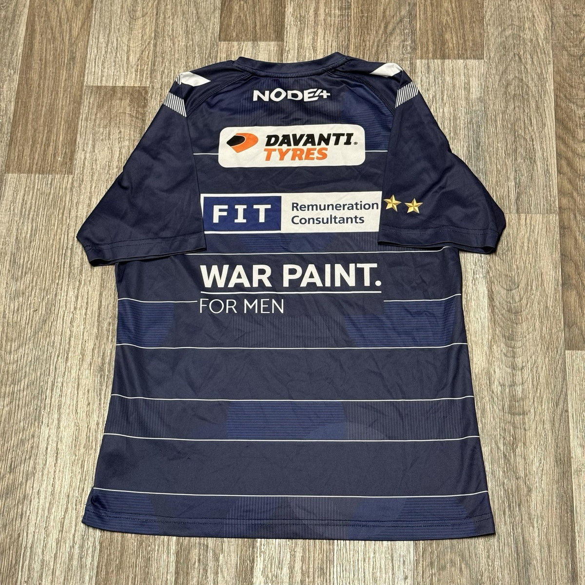 Wigan Warriors Rugby Jersey Shirt Hummel Blue Away Kit 150 Years Size Small/M