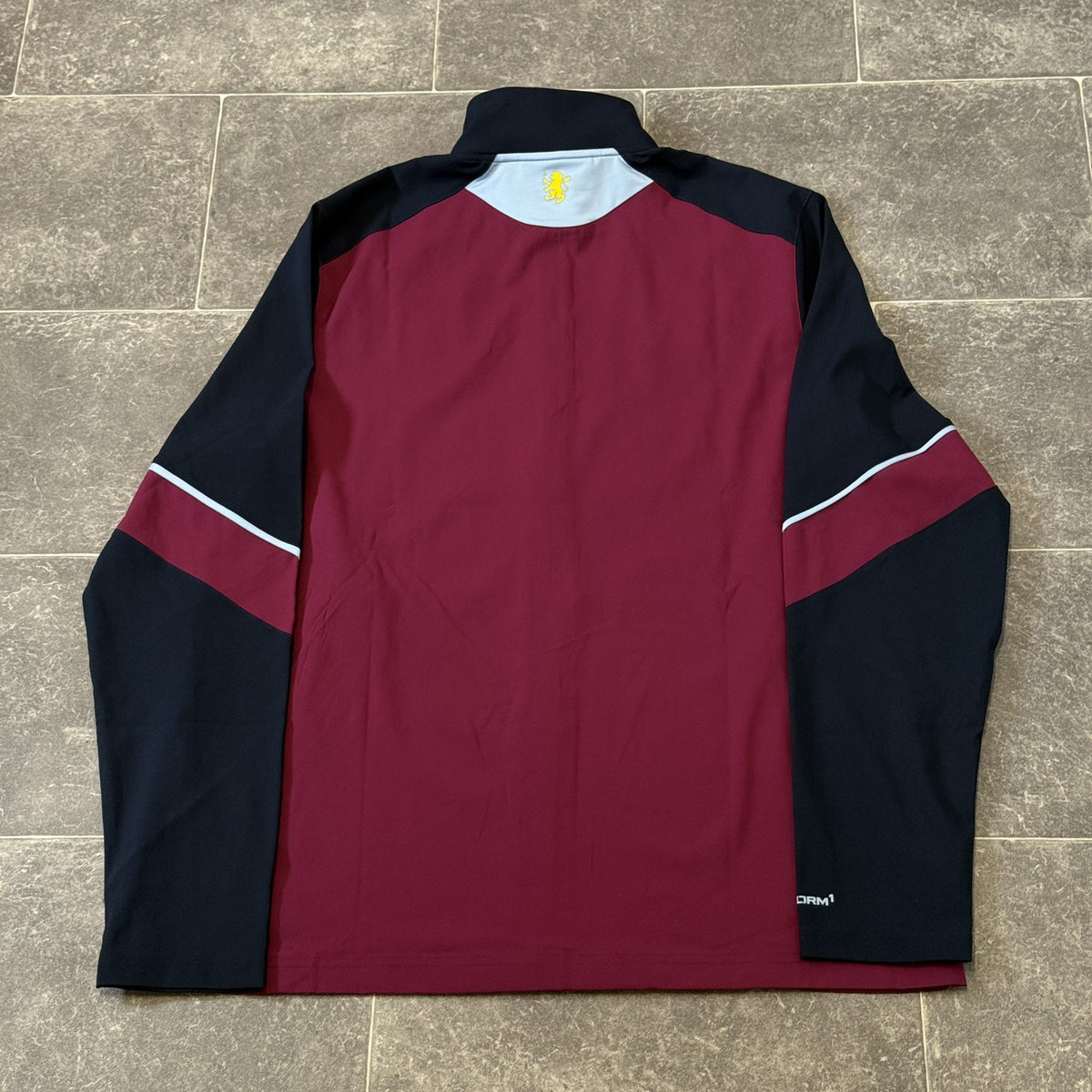 Aston Villa Training Track Jacket XL Claret Blue Under Armour Storm Resistant