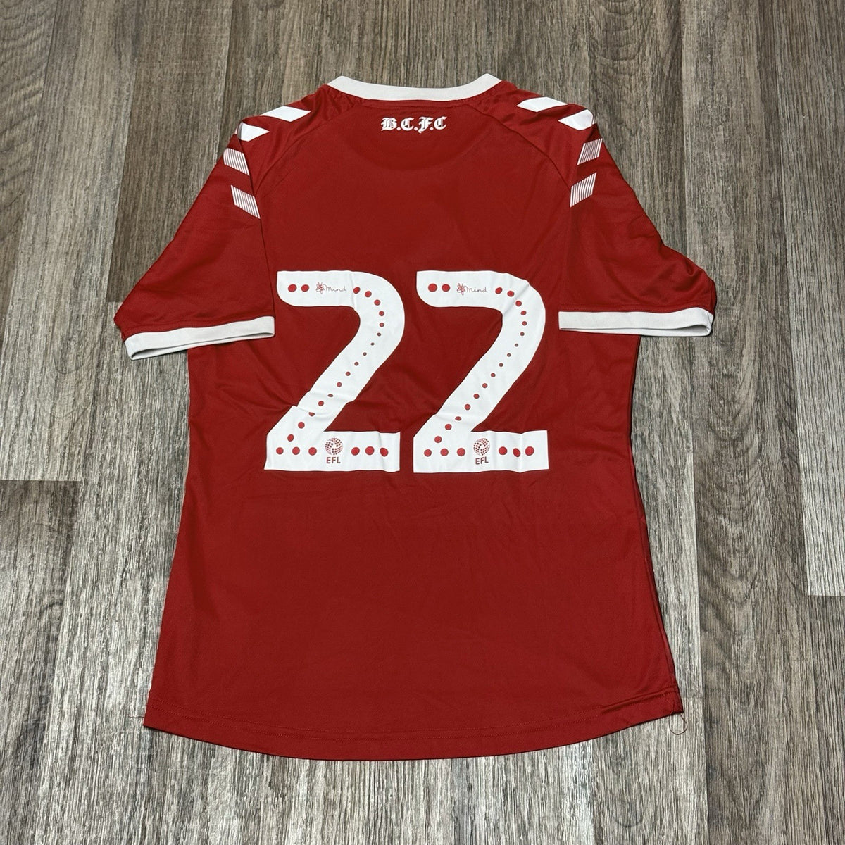 Original Bristol City Home Shirt 2021/22 Men’s Medium Number 22 Hummel