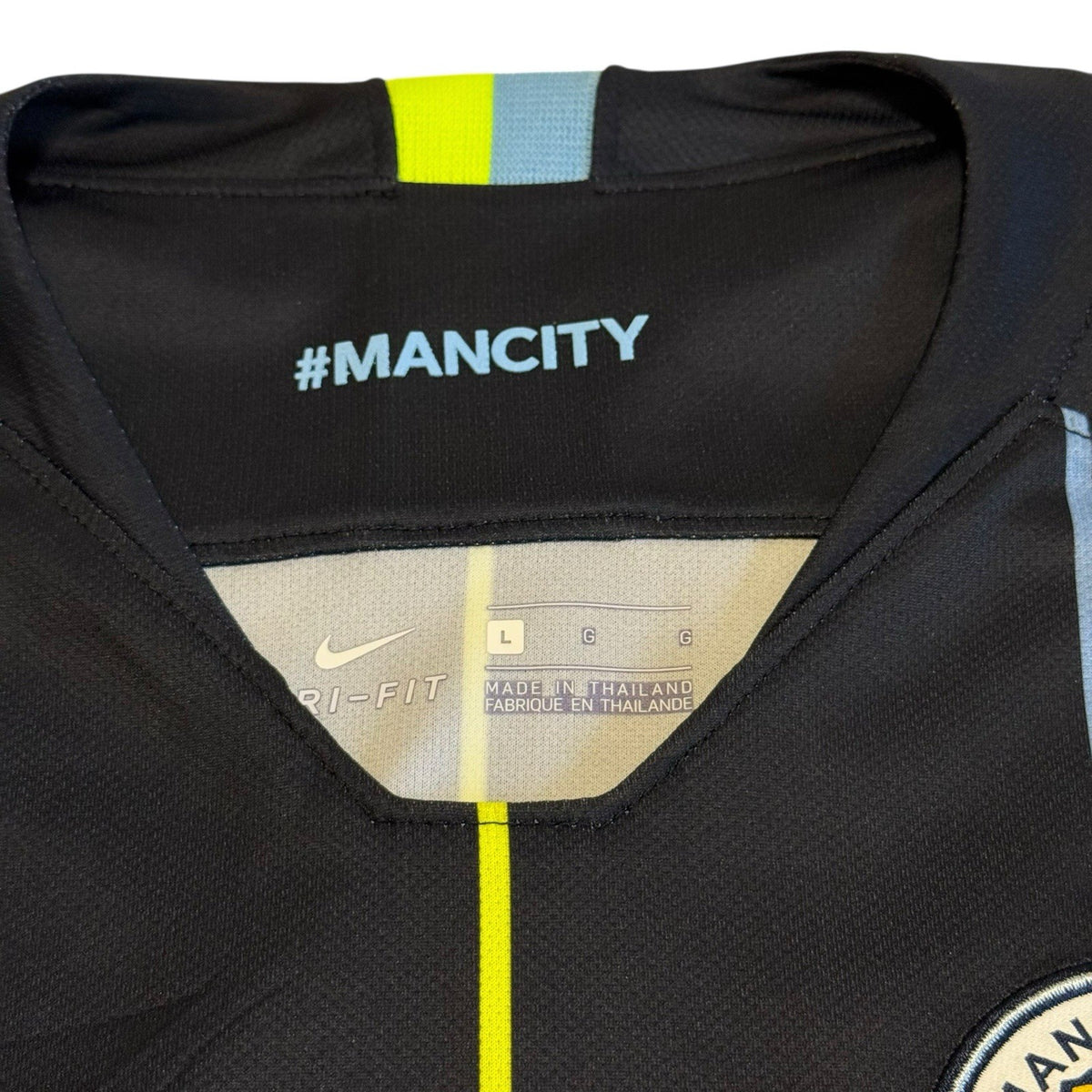 Manchester City Football Shirt Woman’s L Nike 2018/19 Champions 17/18 Nike Away