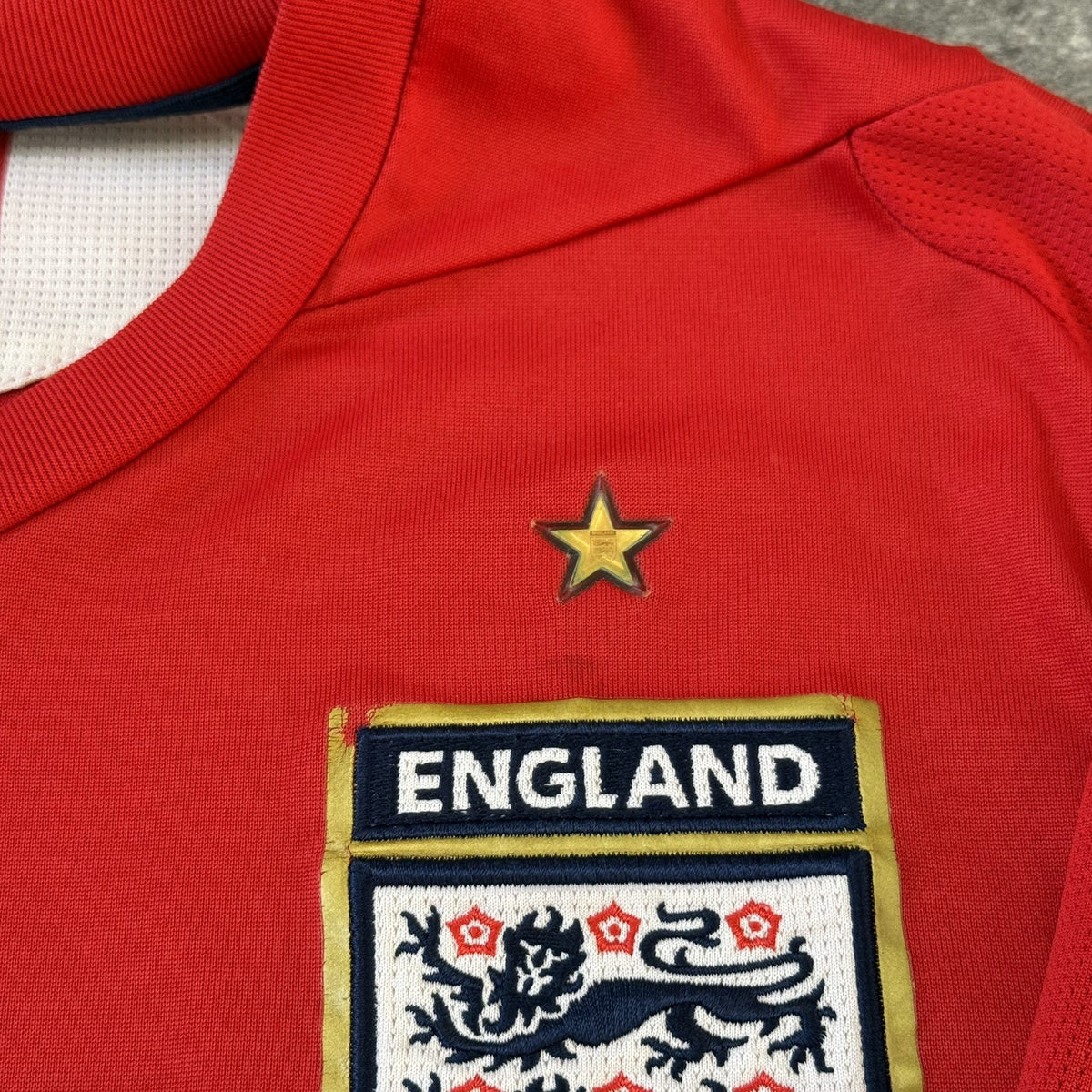 ENGLAND AWAY SOCCER JERSEY 2006 2008 FOOTBALL SHIRT ADULT SIZE SMALL