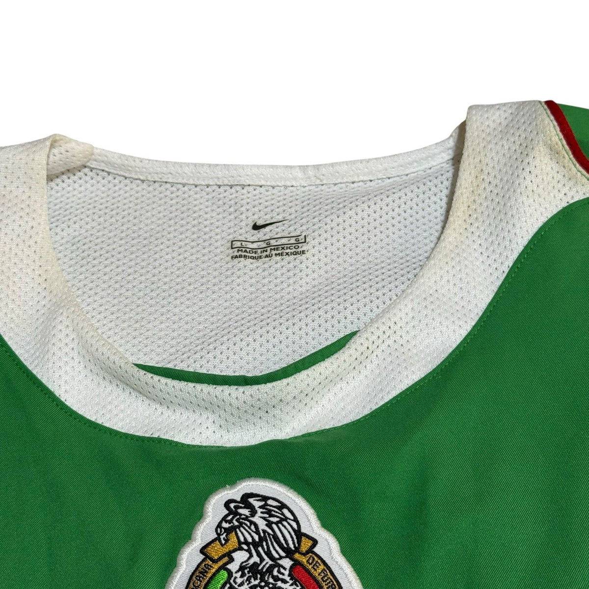 Rare Nike Mexico Home Jersey 2002 Large Green Mexicana Soccer Futbol Y2K Jersey
