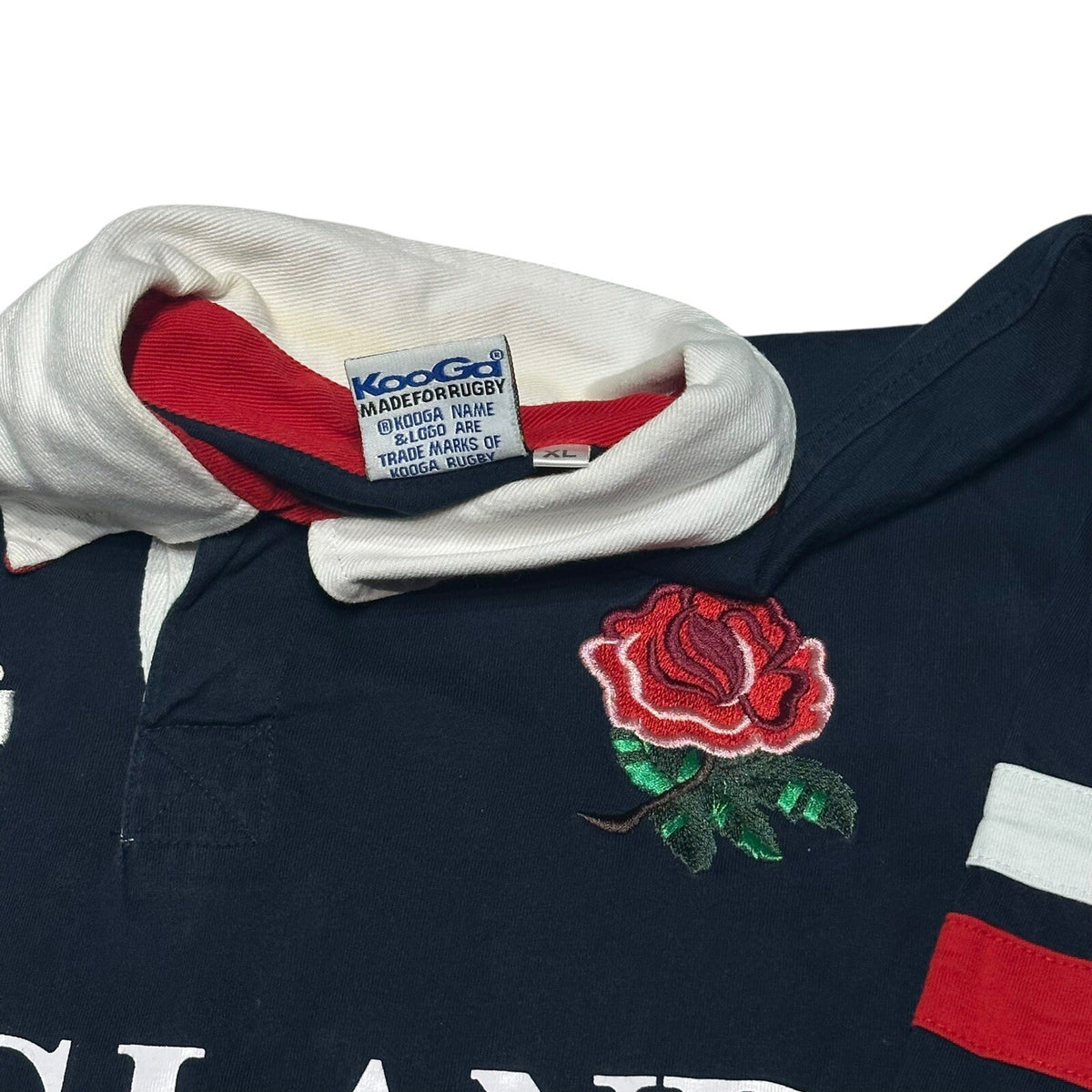 ENGLAND NATIONAL TEAM RUGBY UNION SHIRT VINTAGE KOOGA JERSEY SIZE XL