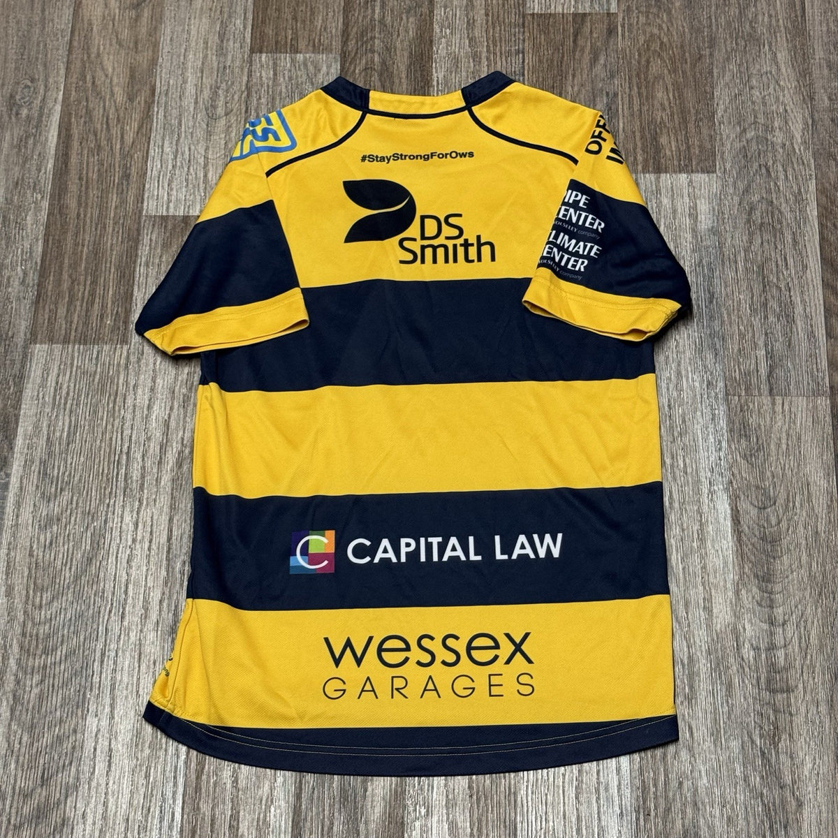 Cardiff Blues European Third Rugby Shirt 2016/17 Medium Adult Land Rover Sponsor