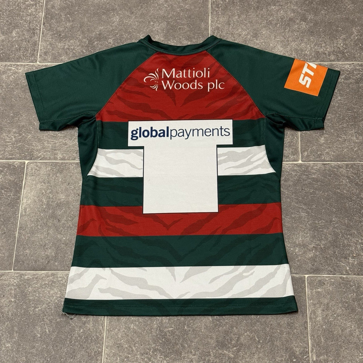 Leicester Tigers Rugby Shirt Woman’s 10 UK Kurki Jersey