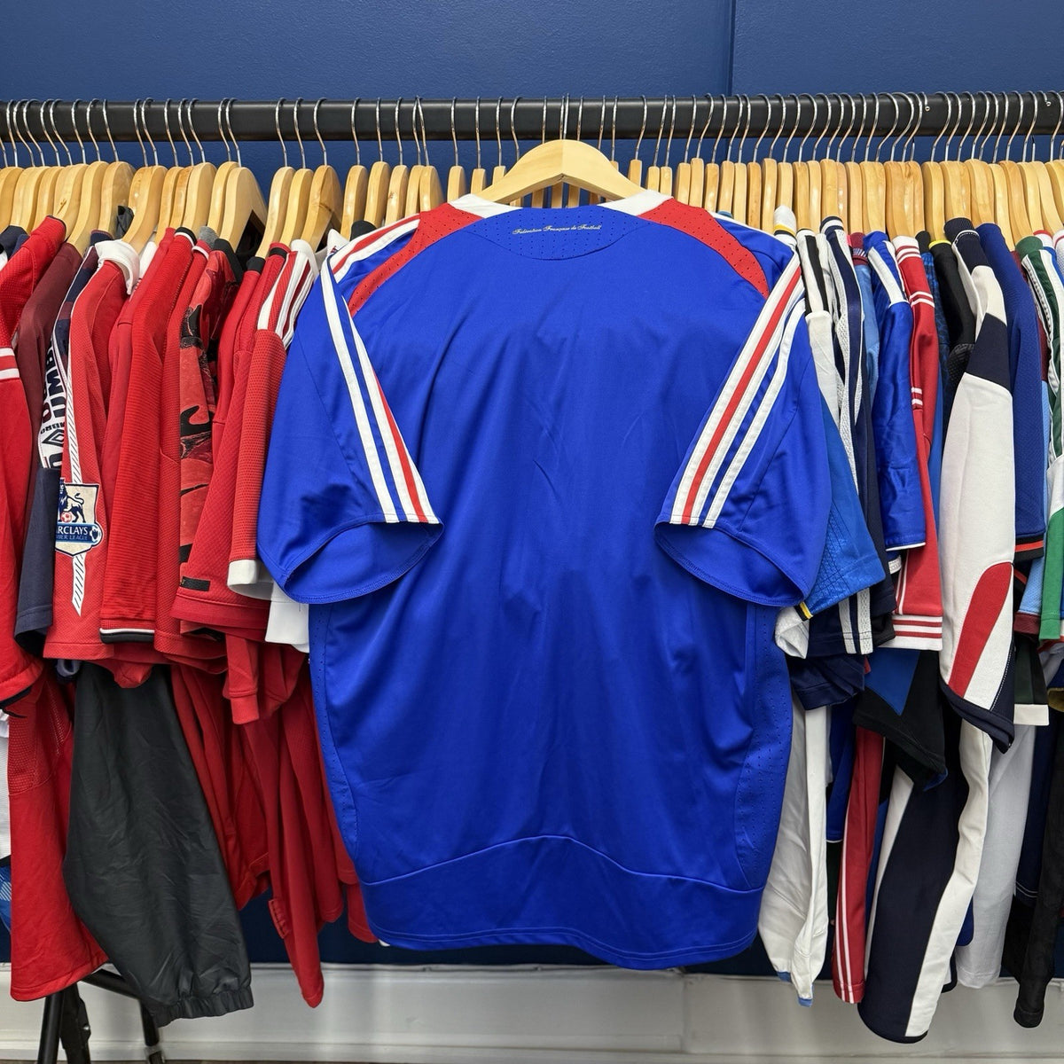 France Home Shirt 2007/08 (L) Adidas Large Adults