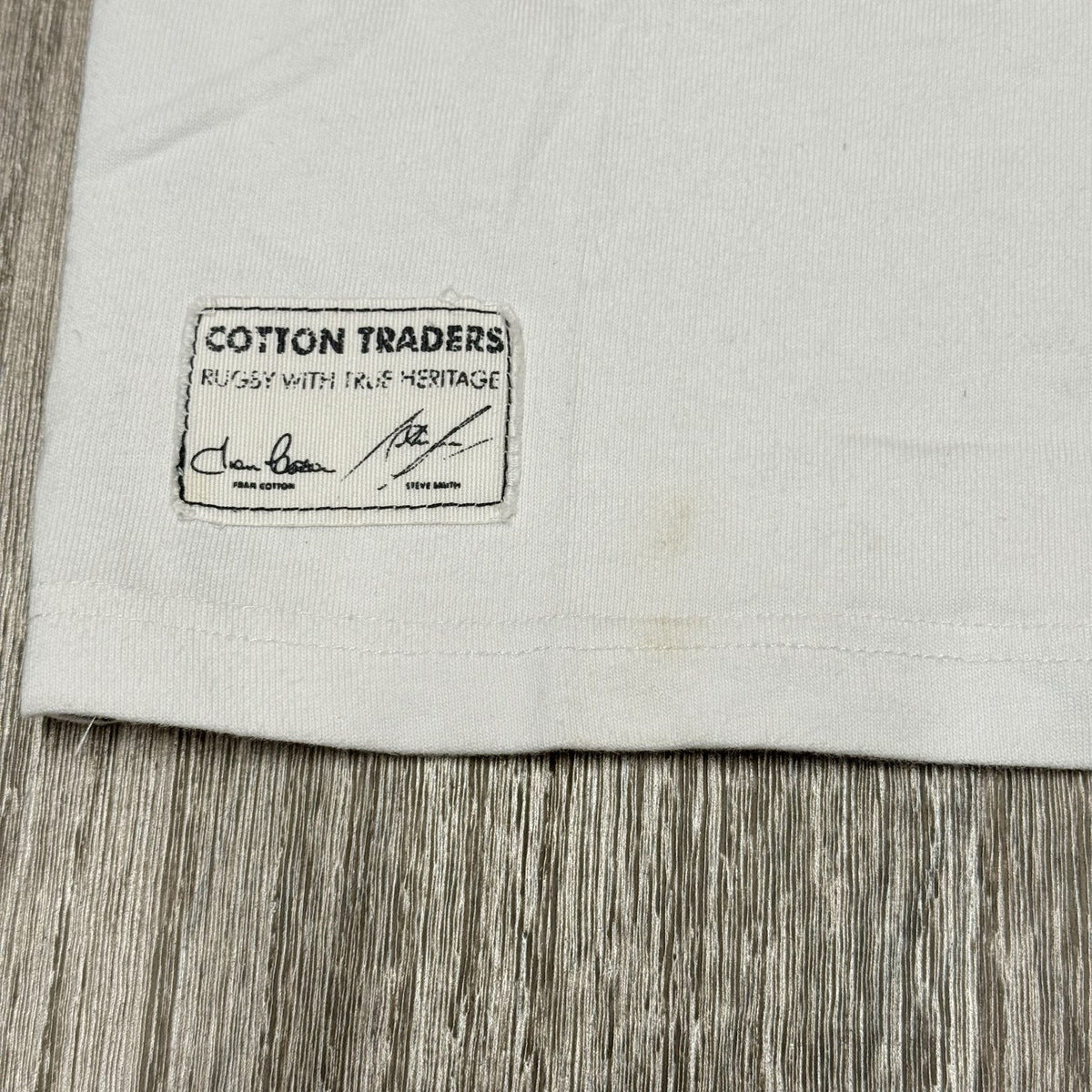 Cotton Traders Rugby Polo Shirt 10 Nations 6 Size Medium Men's Short Sleeve