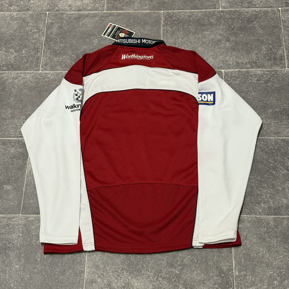 Gloucester Rugby Home Shirt 2007/2009 NEW Rugbytech Medium Long Sleeve Jersey