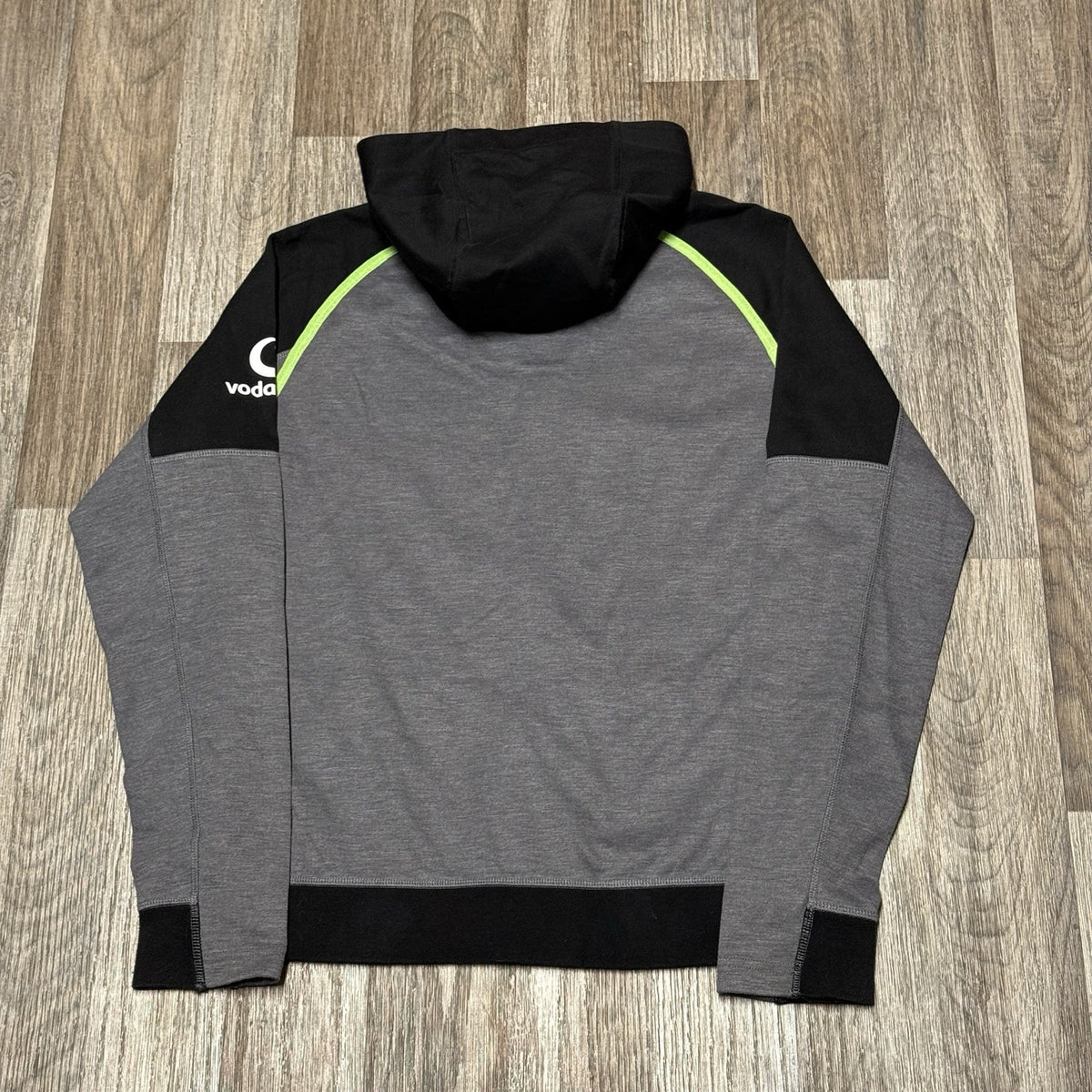 Canterbury IRFU Ireland Rugby Hoodie Sweater Zip Up Grey Vodafone Men's Small