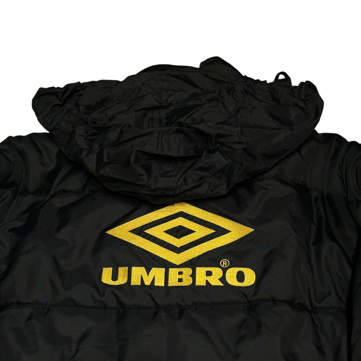 MANCHESTER UNITED 1990'S TRAINING FOOTBALL JACKET PUFFER VINTAGE UMBRO SIZE M