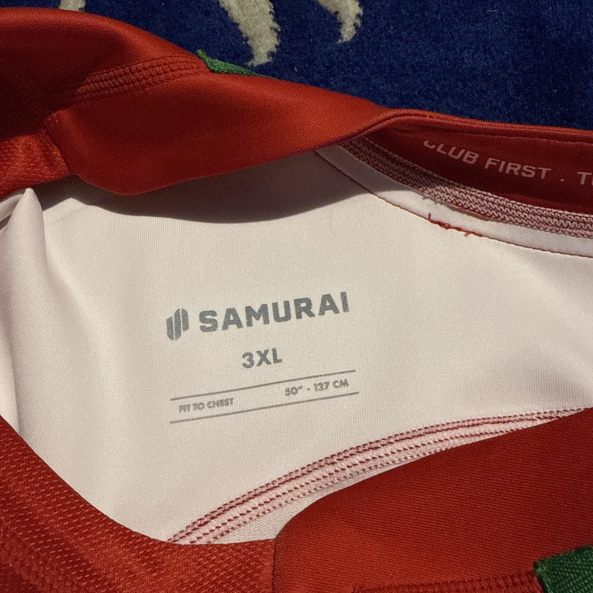 Leicester Tigers Jersey 2022/2023 Rugby Shirt Authentic Samurai Size Mens 3XL