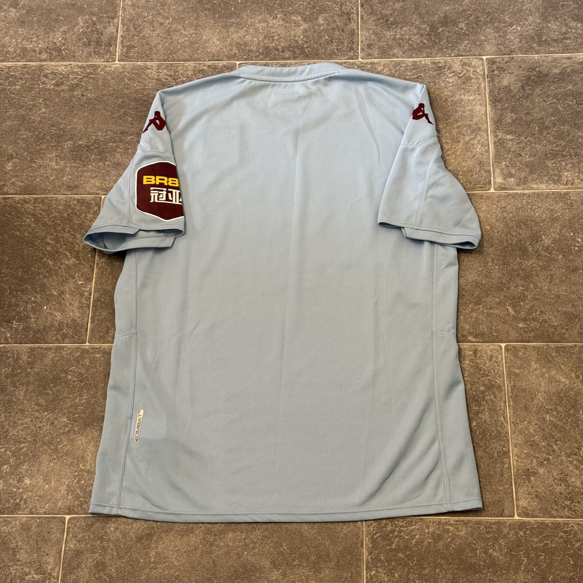 ASTON VILLA FC 2019-2020 MENS LARGE AWAY FOOTBALL SHIRT KAPPA