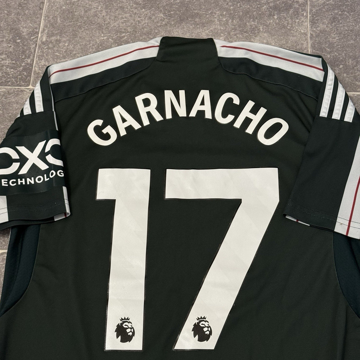 2023-24 Manchester United adidas Away Shirt Garnacho #17 Medium Men’s