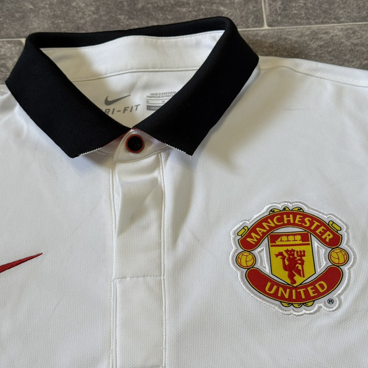 Manchester United Longsleeve Away Football Shirt 2014/15 Adults Medium Nike