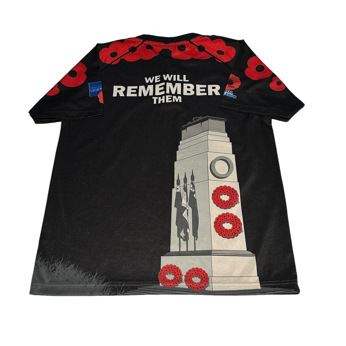 British Army Rugby Poppy Shirt 2011 Samurai Small Limited Edition Jersey Top