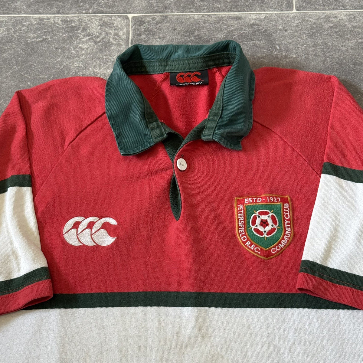 Petersfield Rugby Shirt Canterbury Jersey Vintage Size XS/Small