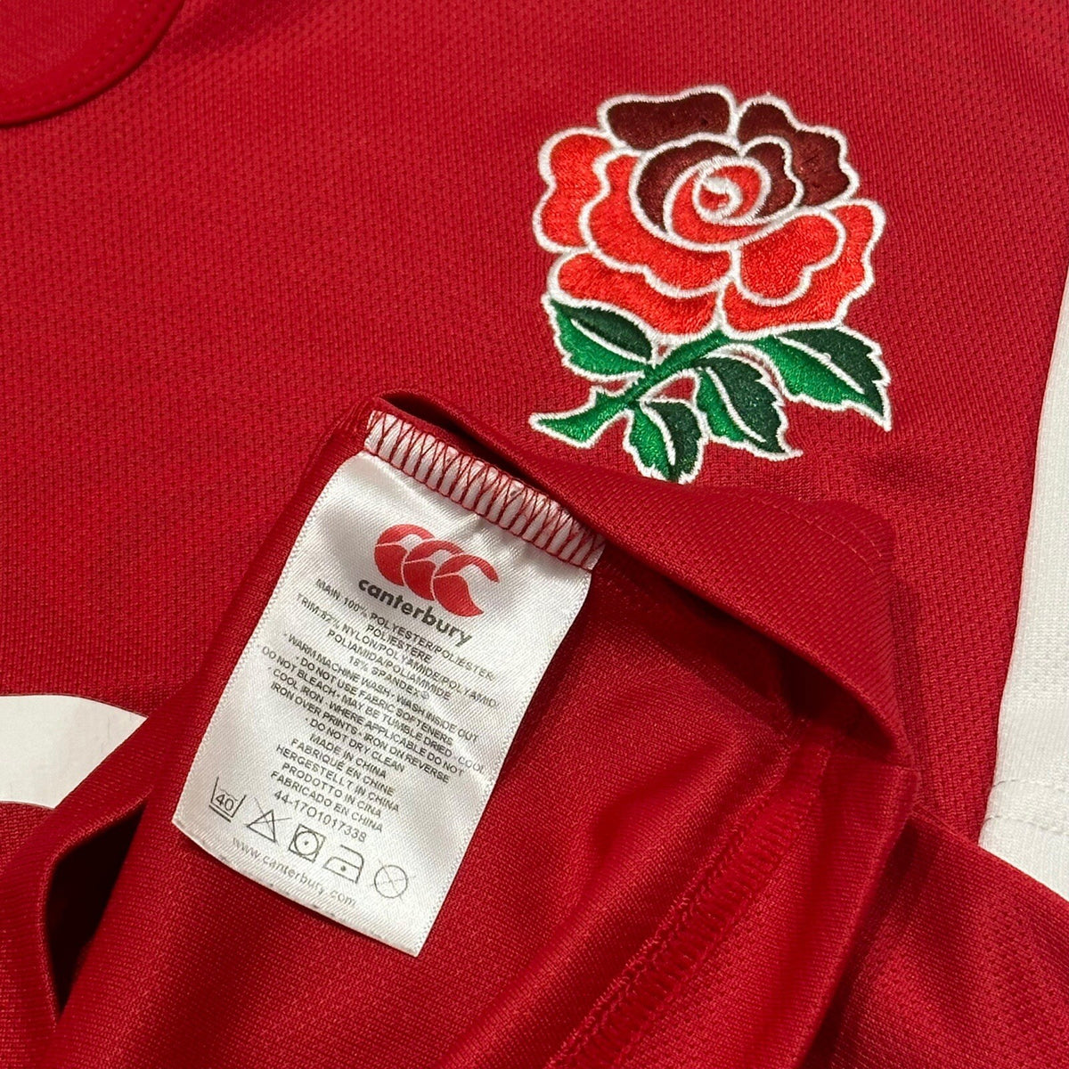 England Rugby Shirt Jersey Canterbury Player Training Top Large L