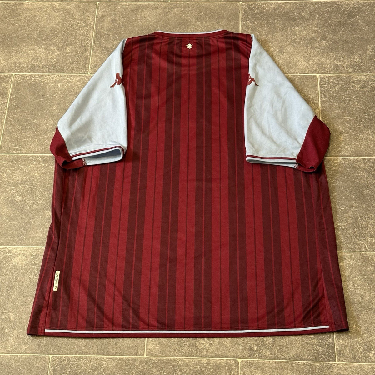 Aston Villa Home Football Shirt Mens XXL 2XL Kappa Soccer Jersey Kit 2021-2022