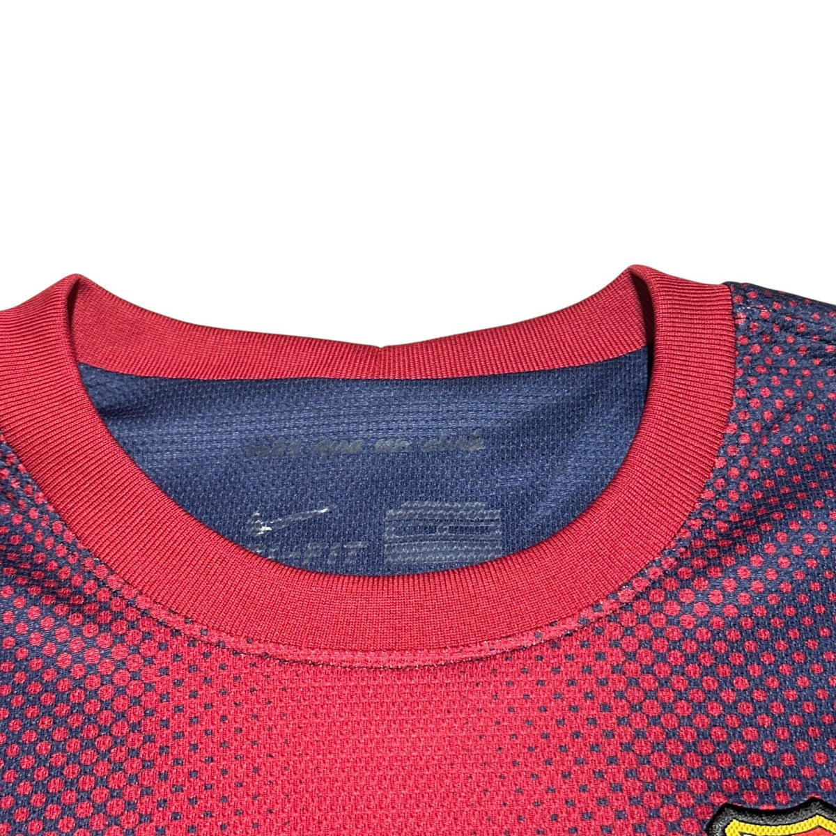 BARCELONA 2012/2013 FOOTBALL SHIRT NIKE HOME SOCCER JERSEY SIZE M ADULT