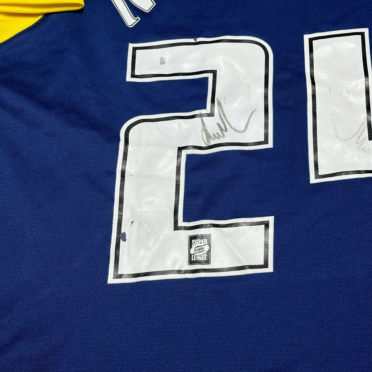 Warrington Wolves Signed Rugby League Jersey Canterbury 24 “Mitchell” Size L