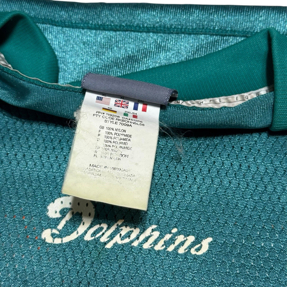 Reebok NFL Players Miami Dolphins Jason Taylor Jersey Shirt Size XL