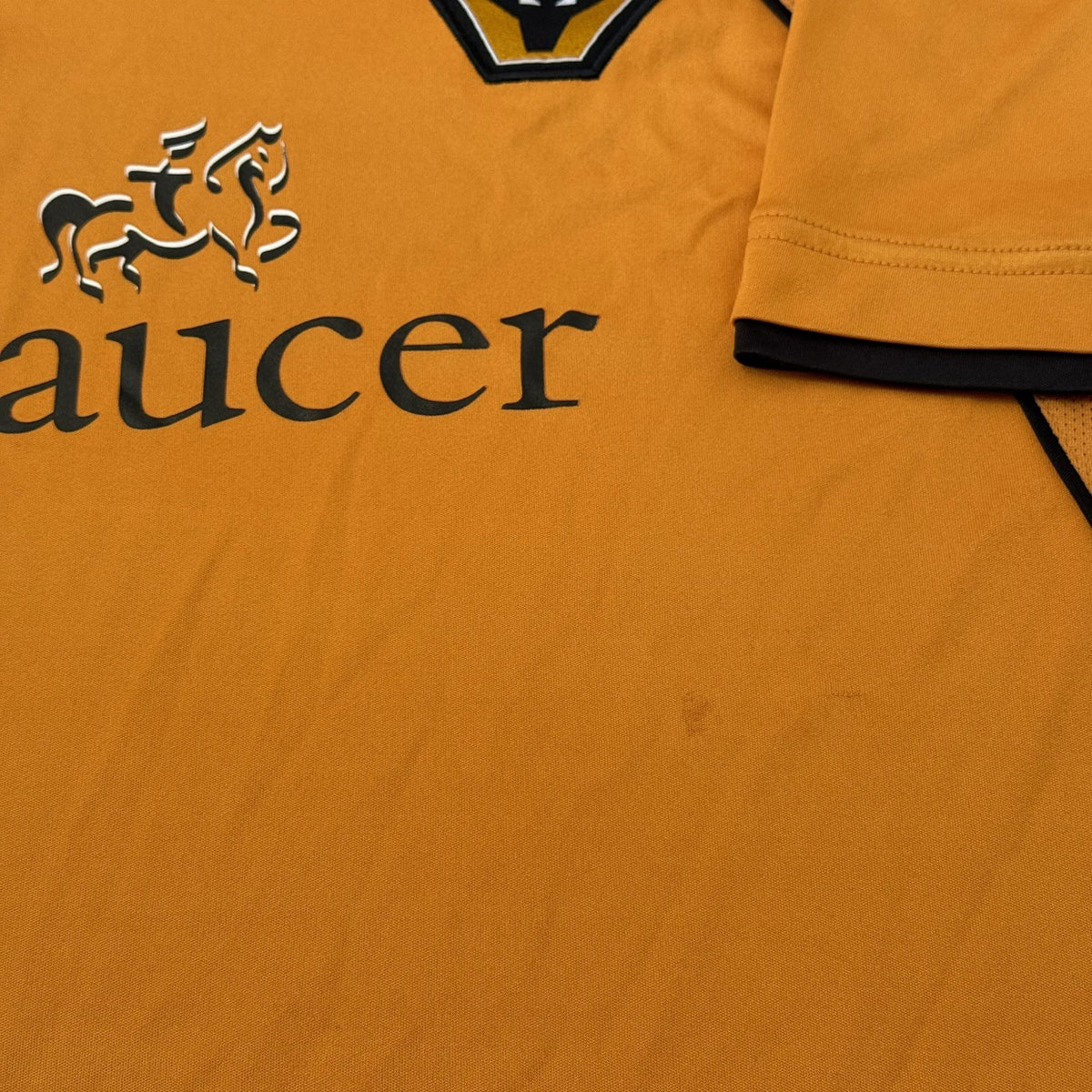 WOLVERHAMPTON WANDERERS 08-09 Wolves Football Shirt Le Coq Sportif Small/Medium