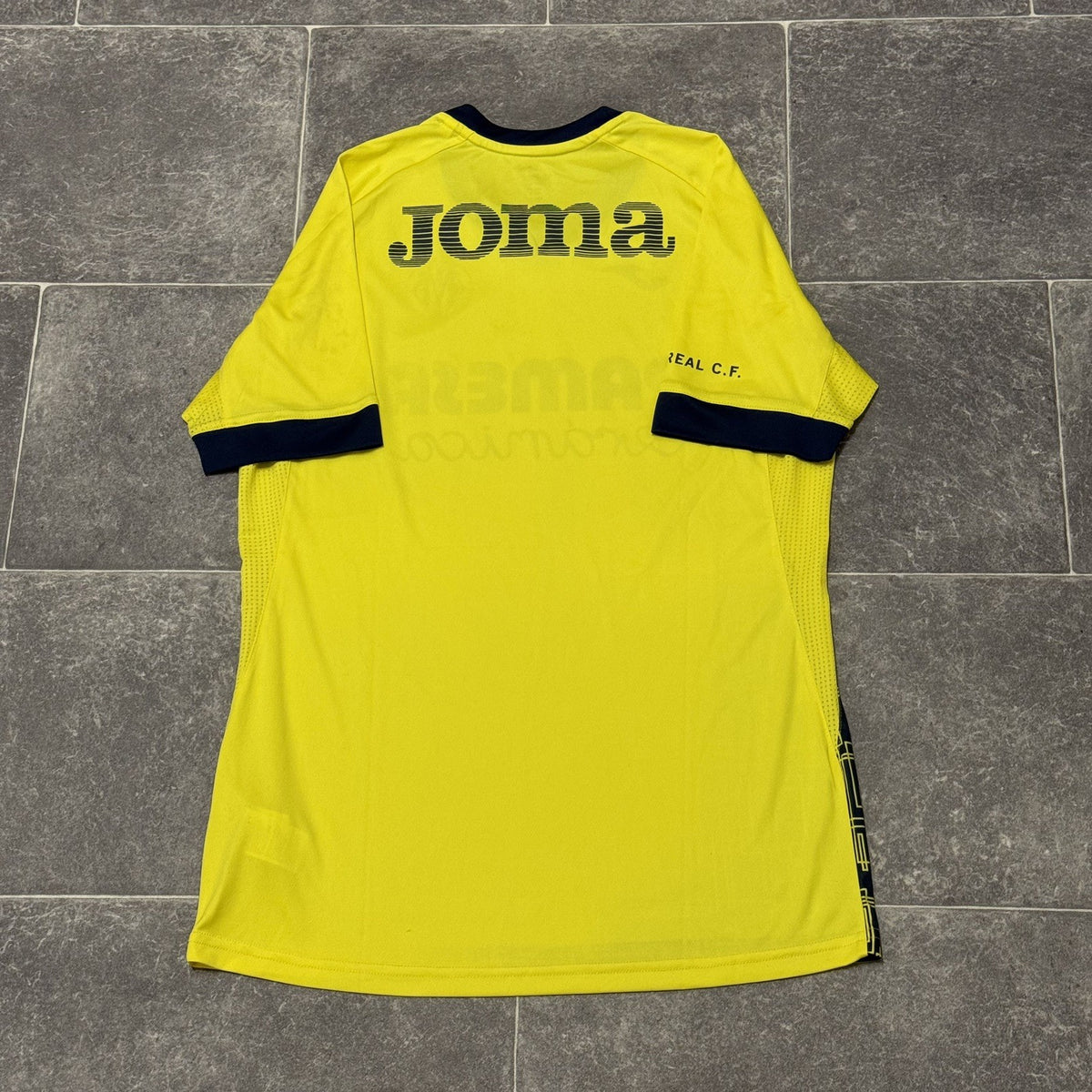 Villareal Football Shirt Small Adults Training Soccer Jersey JOMA