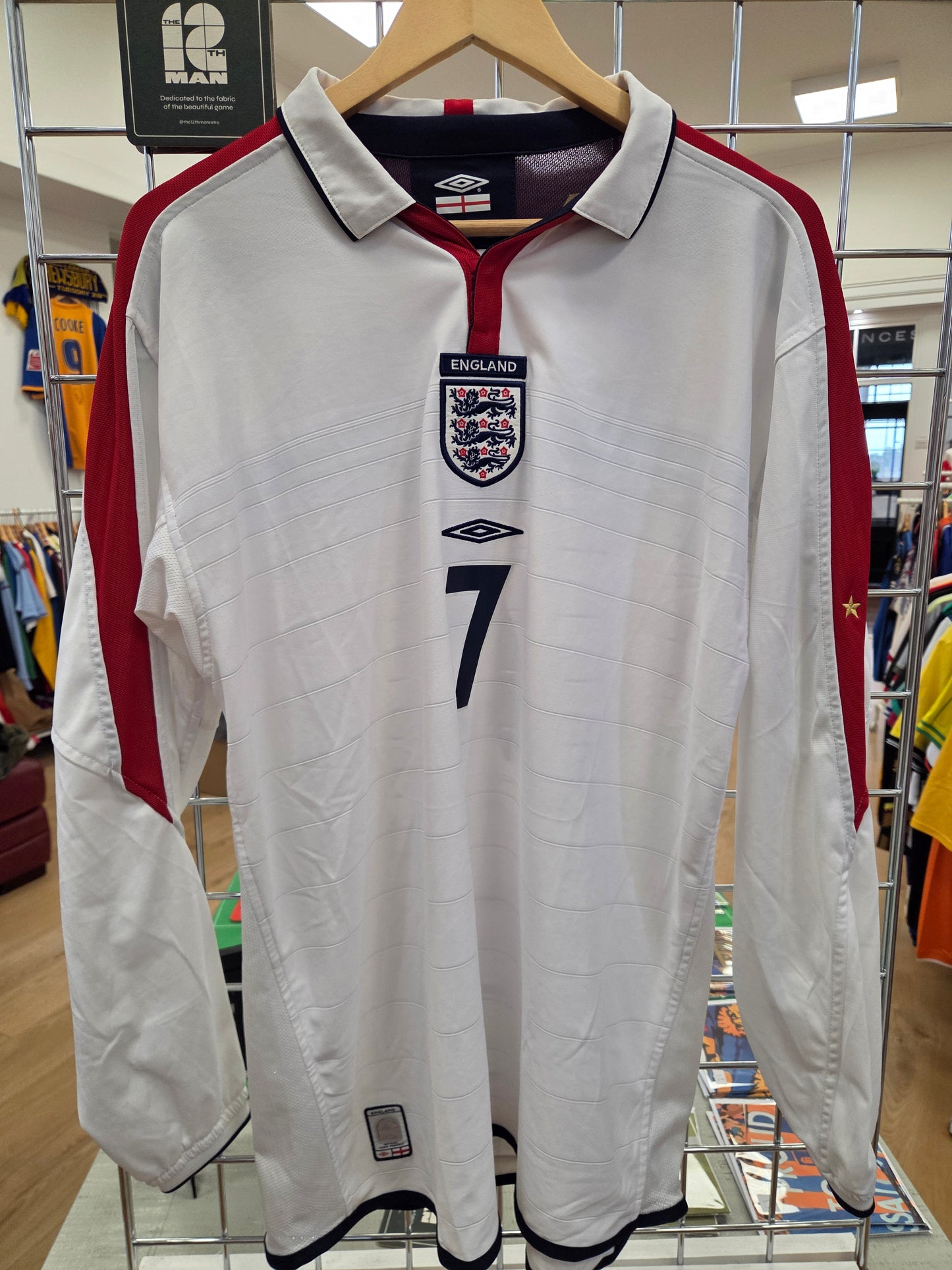 England 2004/05 Home Shirt Large