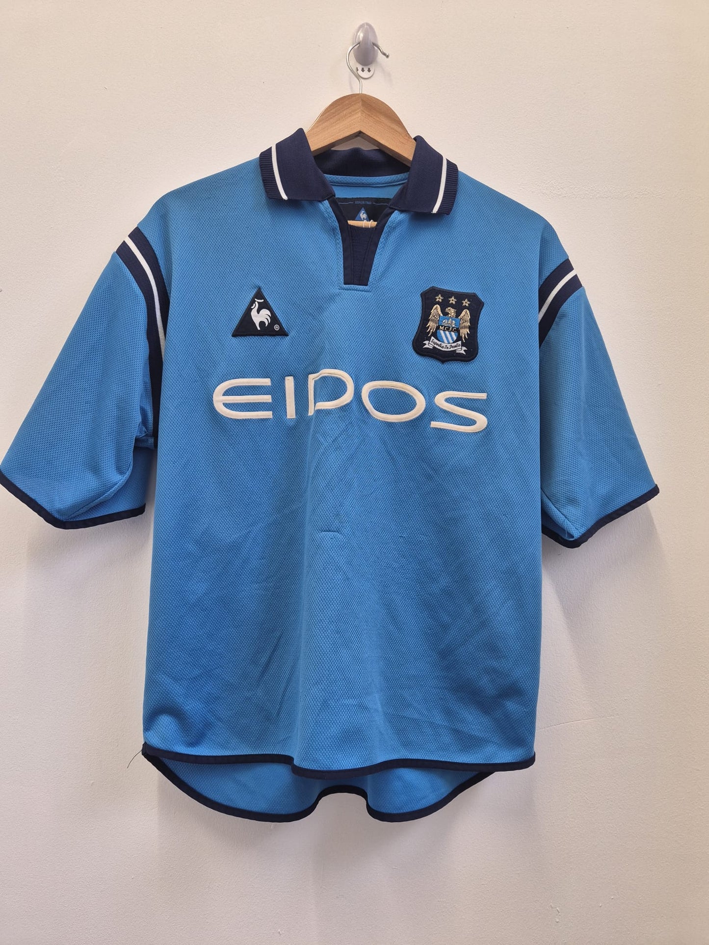Manchester City 2001/02 'Haaland 15' Home Shirt Medium