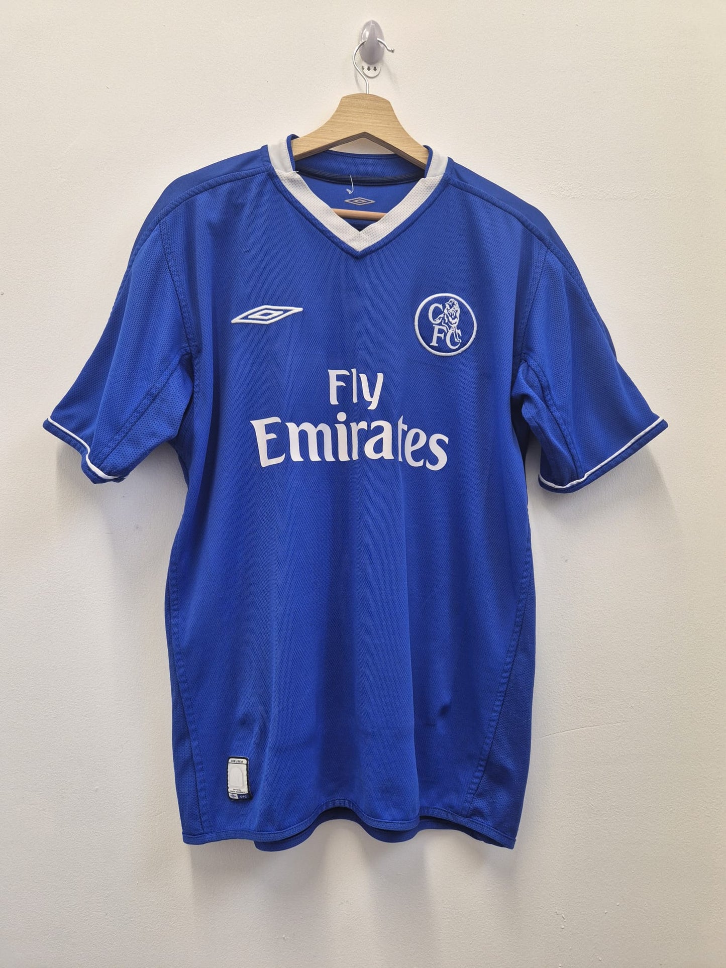 Chelsea 2003/04 'Zola 25' Home Shirt Large