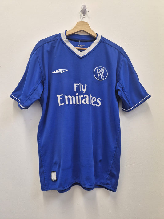 Chelsea 2003/04 'Zola 25' Home Shirt Large