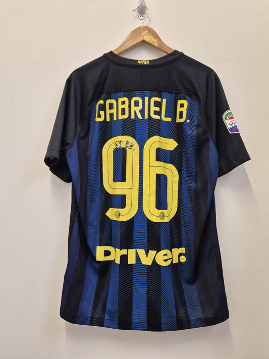 Inter Milan 2016/17 'Gabriel Barbosa' Home Shirt Large