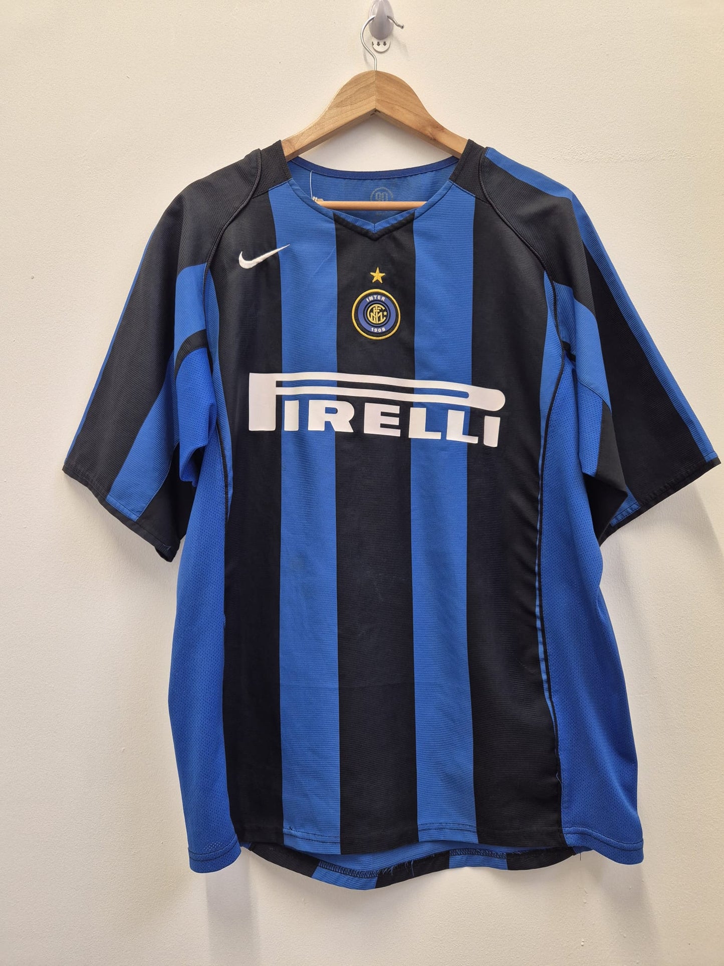 Inter Milan 2004/05 'Adriano' Home Shirt Large