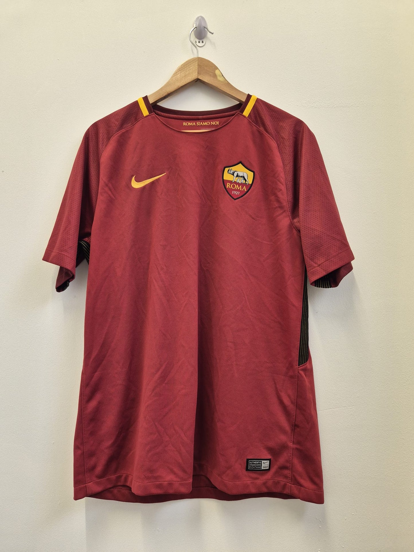 Roma 2017/18 'Totti' Home Shirt Large