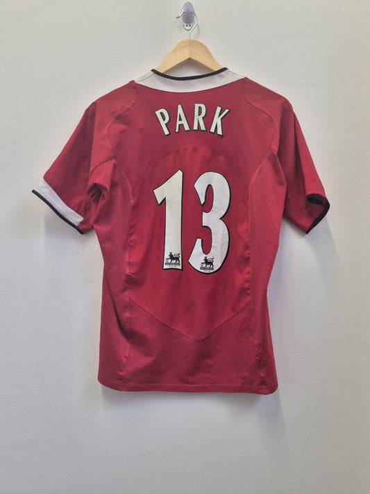 Manchester United 2004/06 'Park' Home Shirt Small