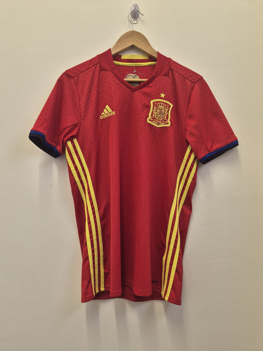 Spain 2016/17 Home Shirt Small