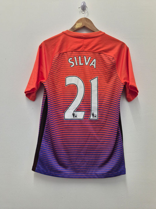 Manchester City 'Silva 21' 2016/17 Third Shirt Small