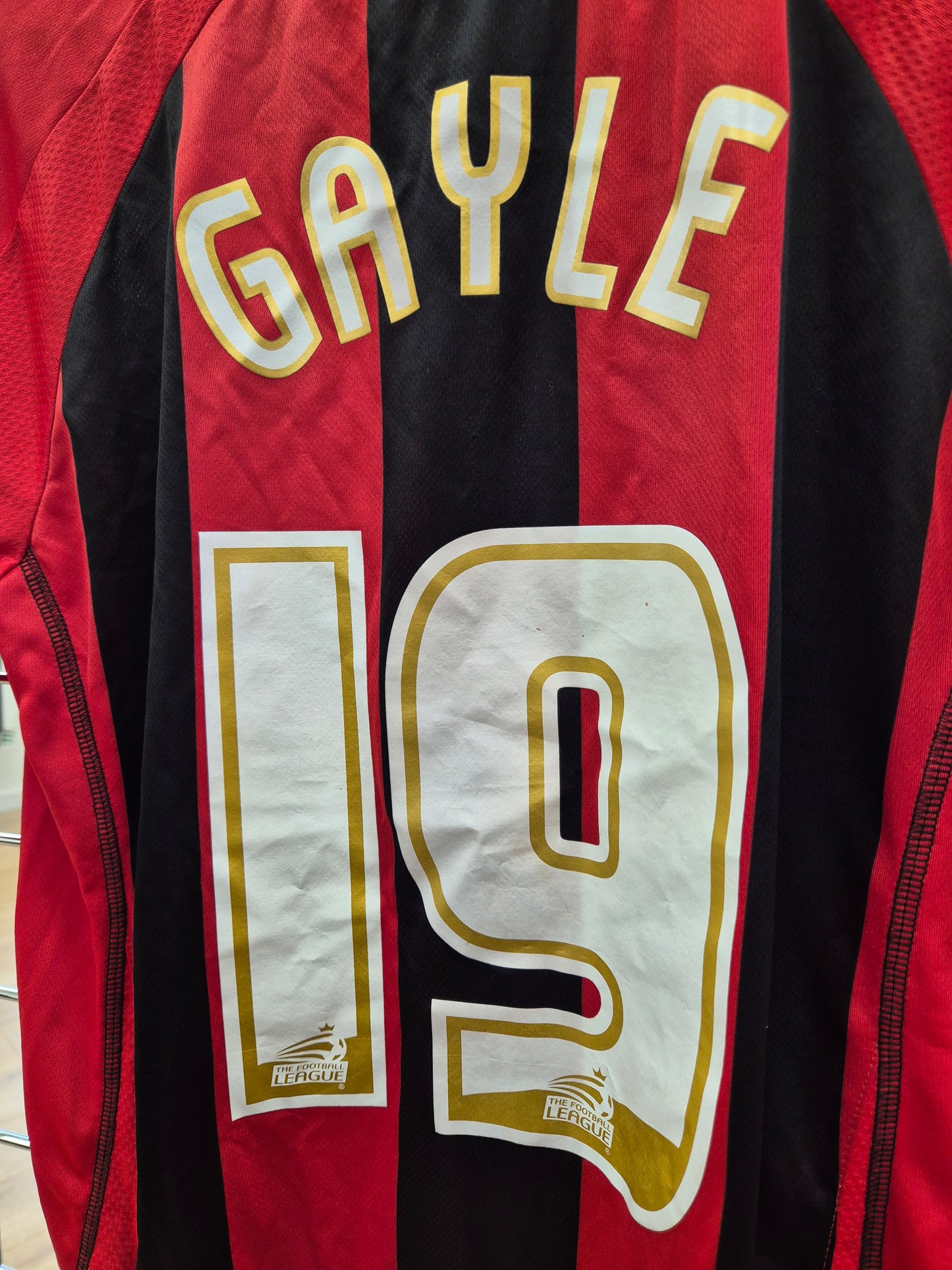 Shrewsbury Town 2014/15 'Gayle' Match-worn Away Shirt Medium