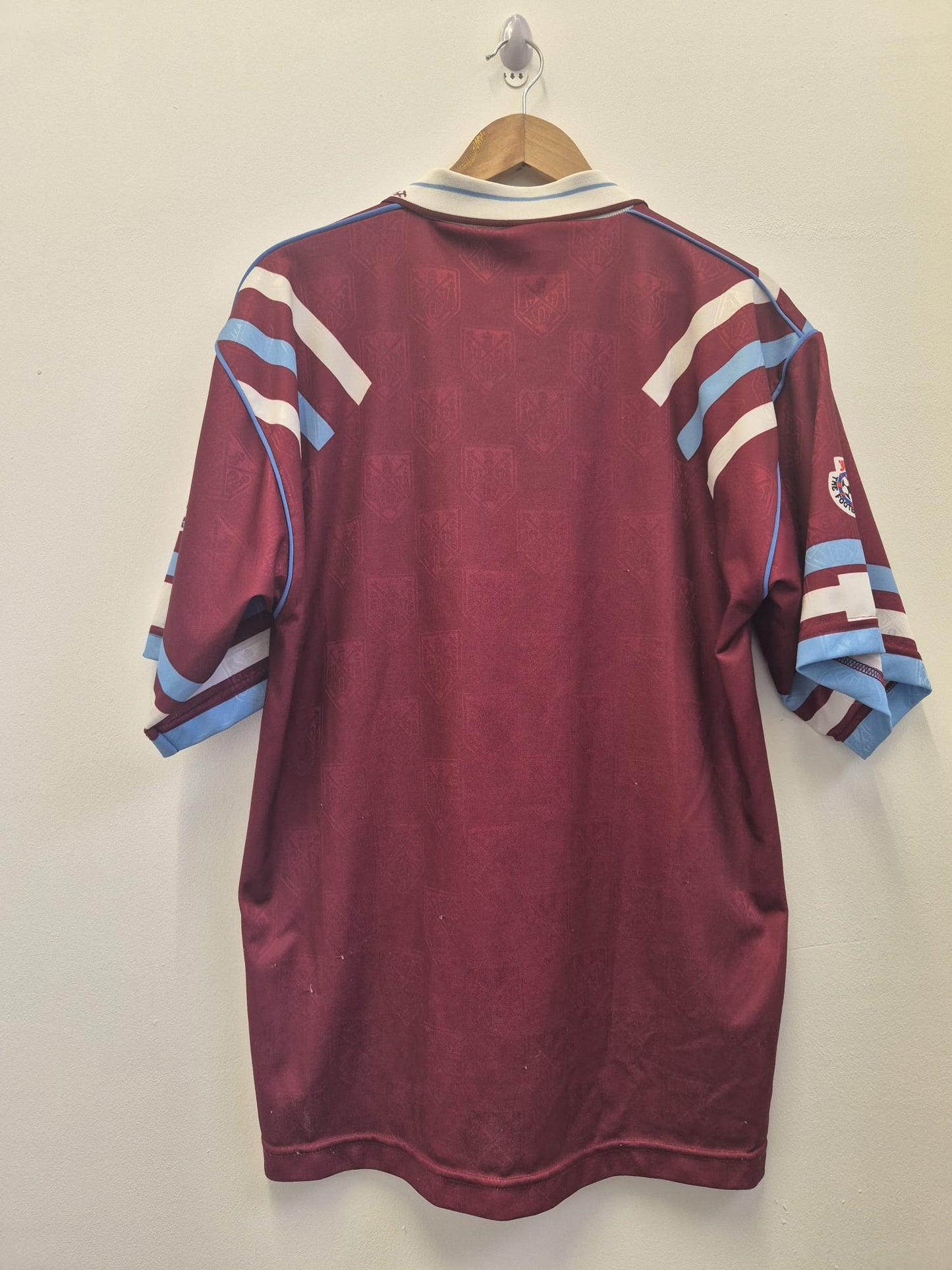 West Ham 1991/92 Home Shirt Large