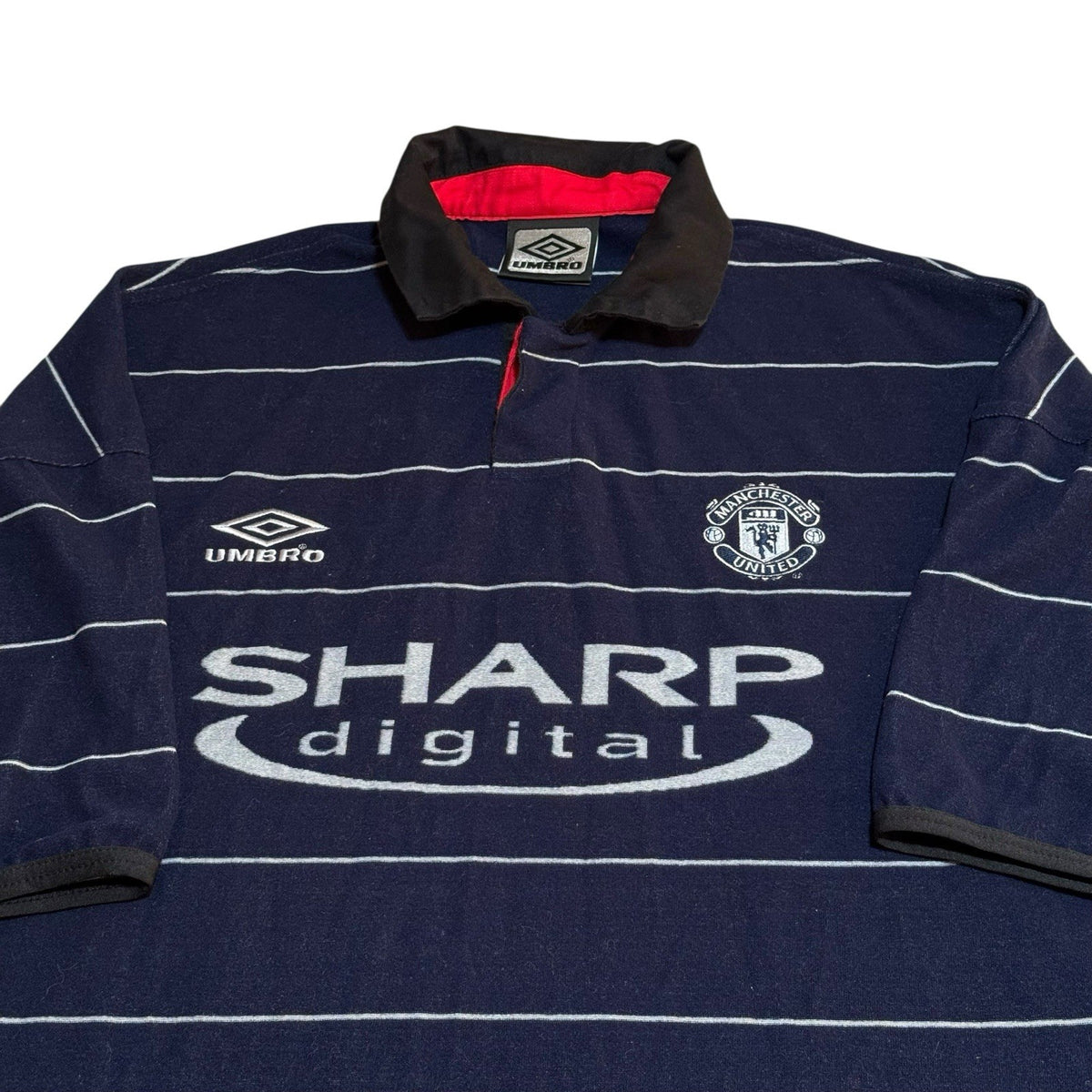 1999-00 Manchester United Umbro Away Football Shirt Size XXL Mens 2XL Vintage