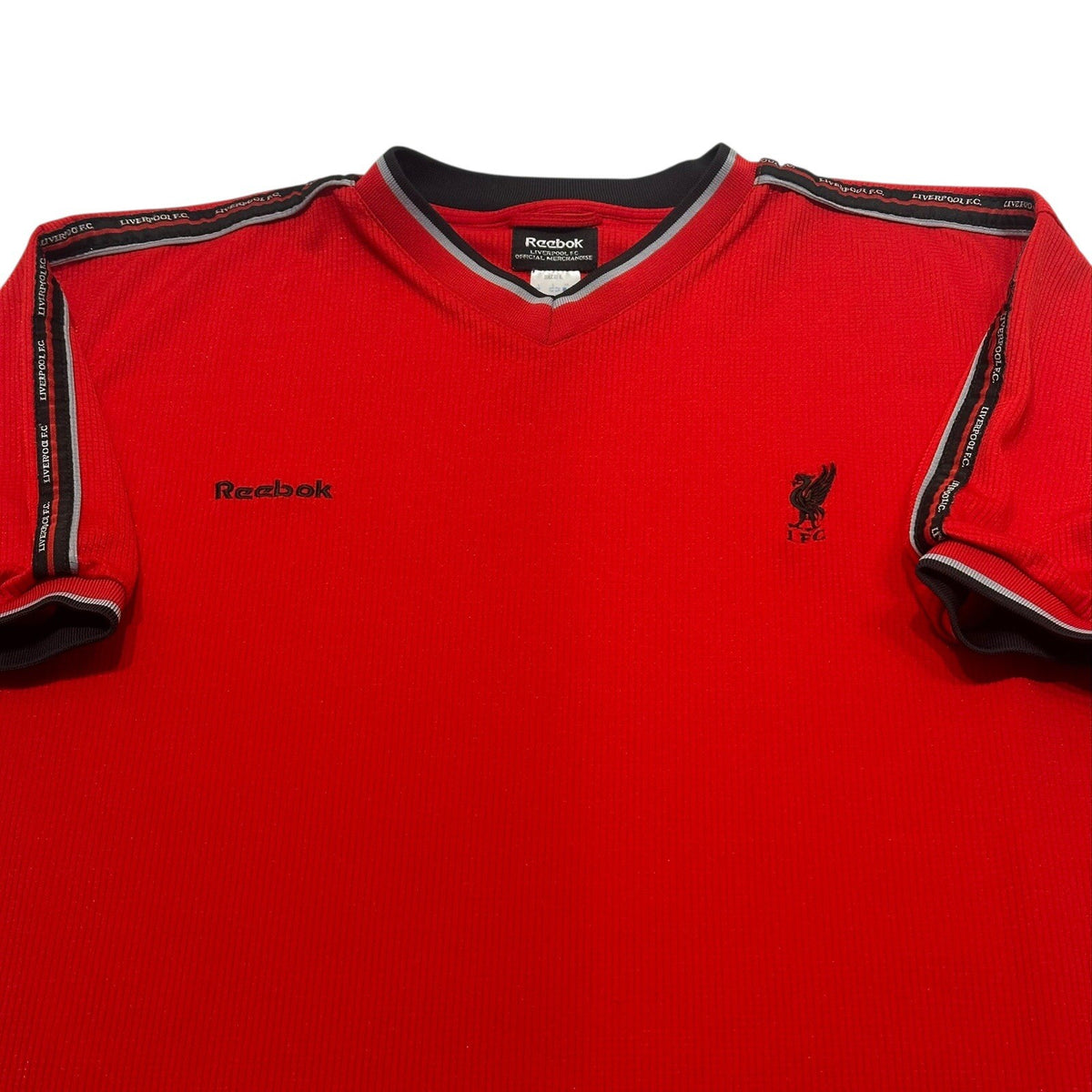 Liverpool Vintage Football Shirt Training Jersey Reebok Size Large Adults Reebok