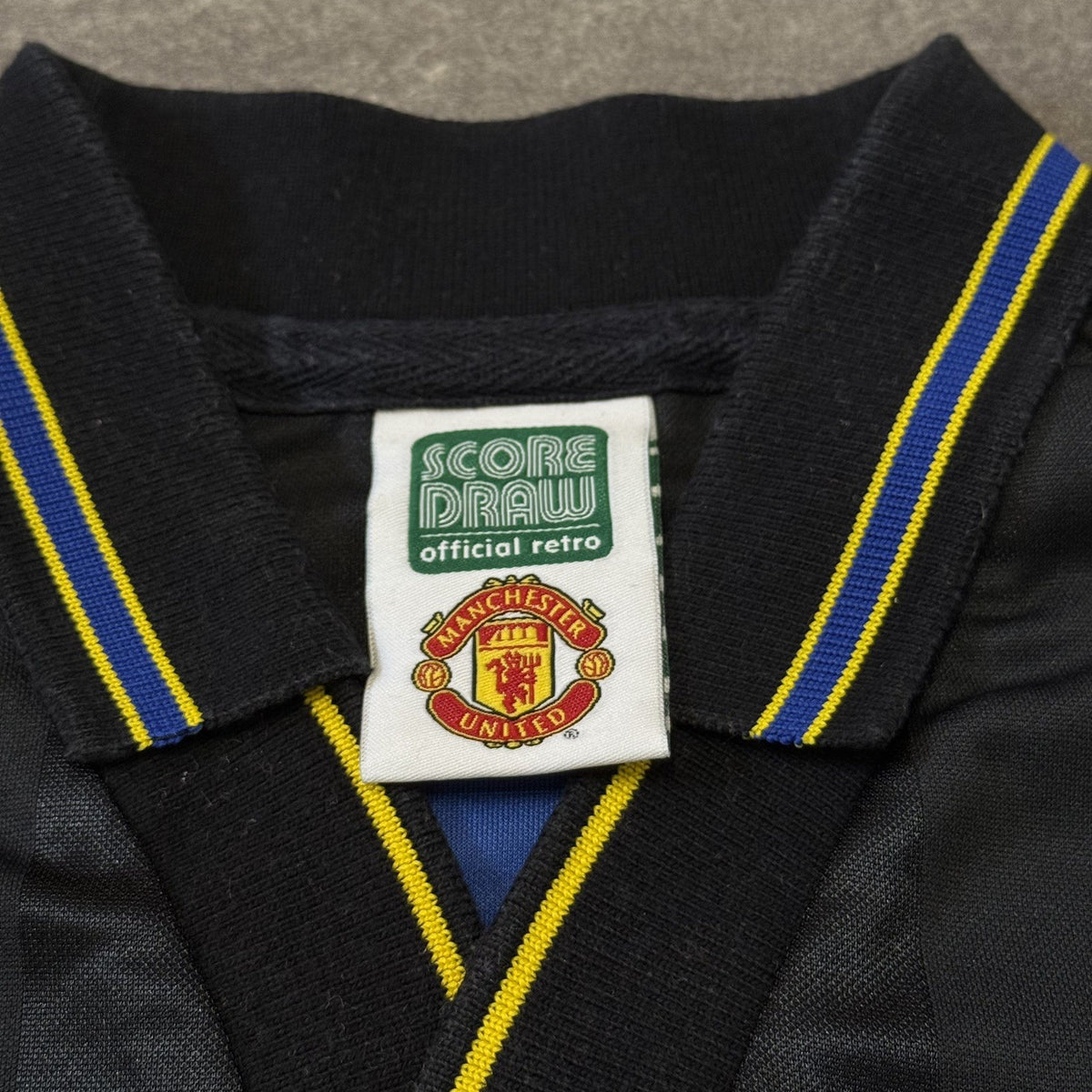 Manchester United 1993 1995 Away Football Shirt Jersey Score Draw Small Adults