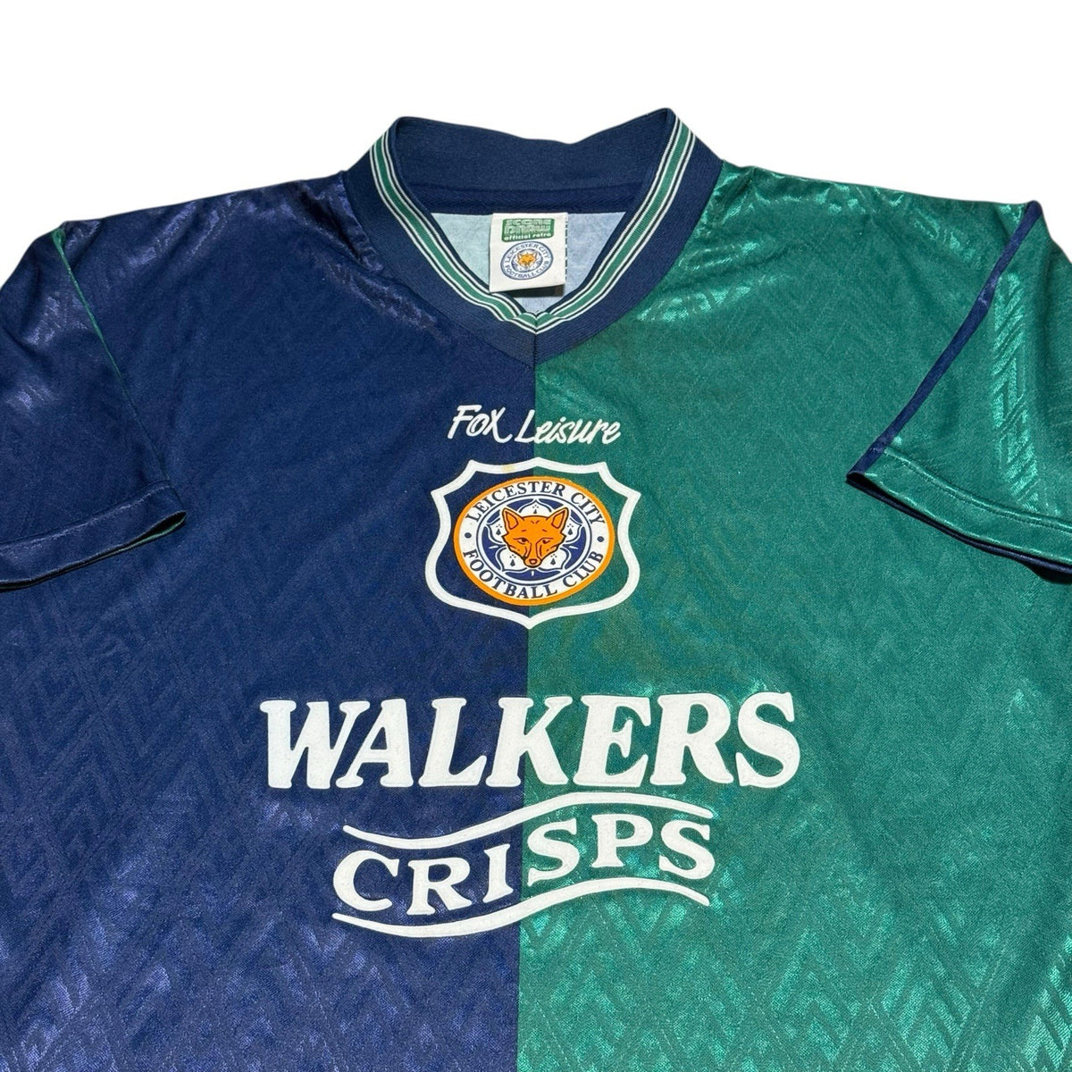 Leicester City 1995 Third Retro Football Shirt 100% Polyester Men's Size M