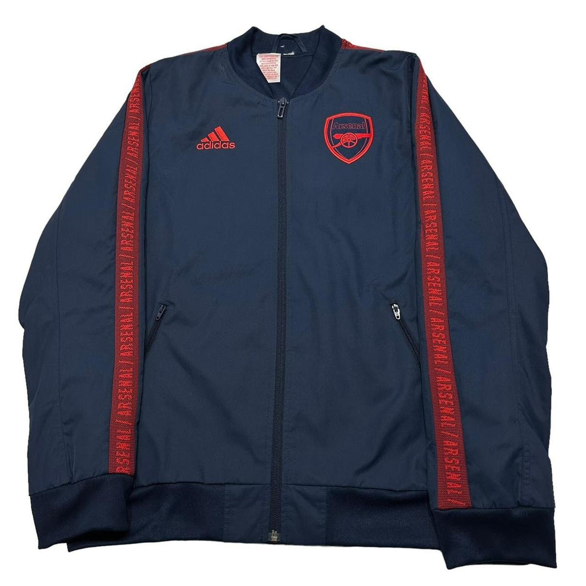 Arsenal 2019-2020 Adidas Anthem Jacket Navy/Red Size XS/S