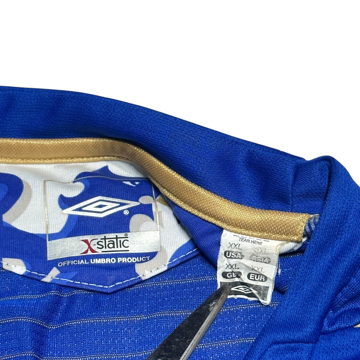 CHELSEA 2005/2006 CENTENARY HOME FOOTBALL SHIRT JERSEY UMBRO SIZE XXL #8 LAMPARD