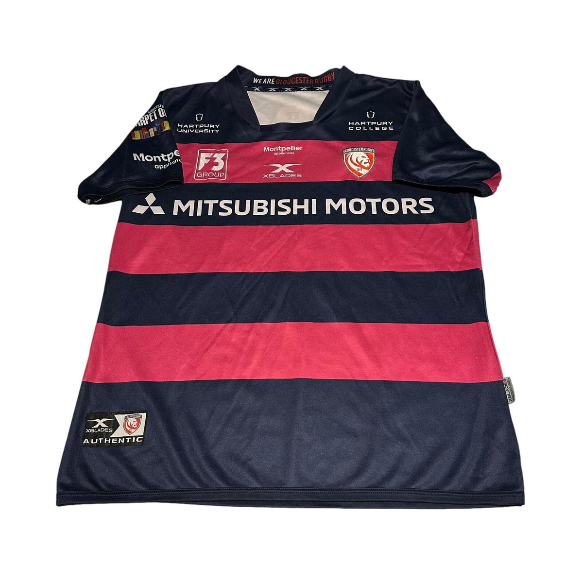 Gloucester Rugby Shirt 2018/19 XBLADES Mens Large