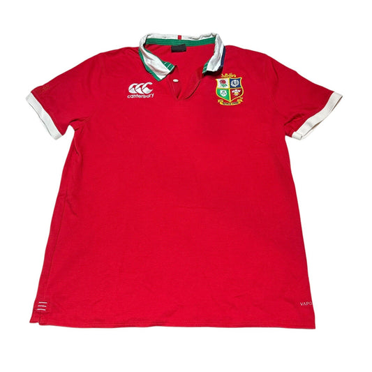 2021 Canterbury British and Irish Lions Short Sleeve Classic Shirt Size L Large