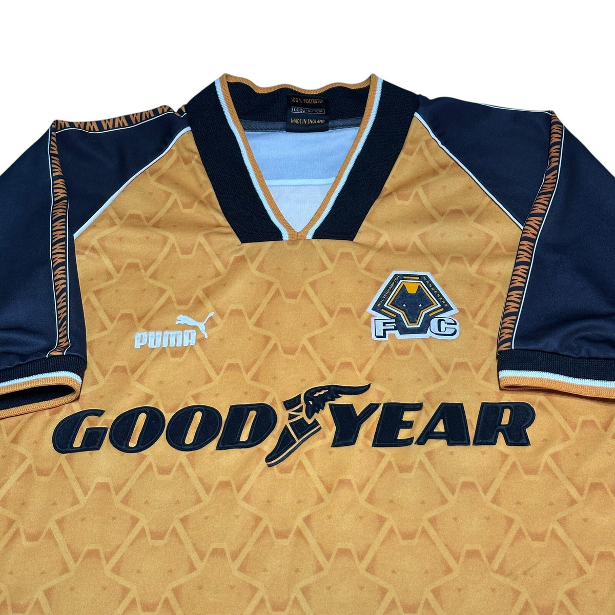Wolverhampton Wanderers Home Football Shirt 1996/98 Large L Puma Wolves