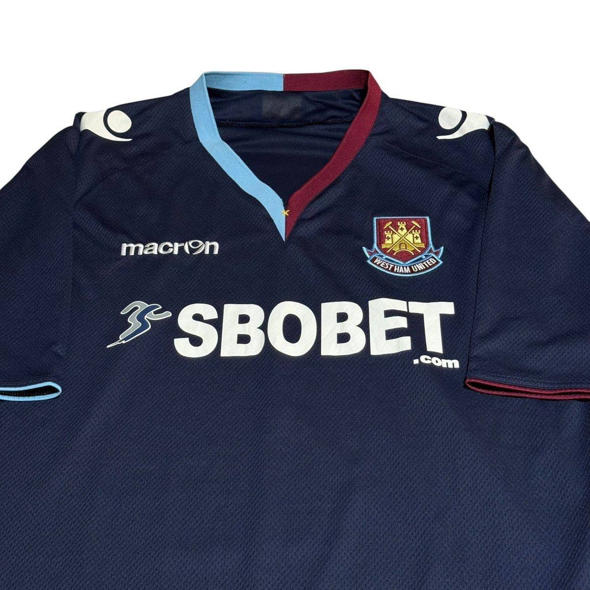 West ham United Away Shirt 2012/2013 Football Jersey Macron Size 2XL-3XL