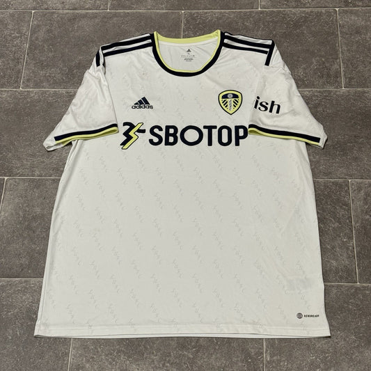 Adidas Leeds United Home Shirt Men’s XL 2022/2023 Football Jersey LUFC White